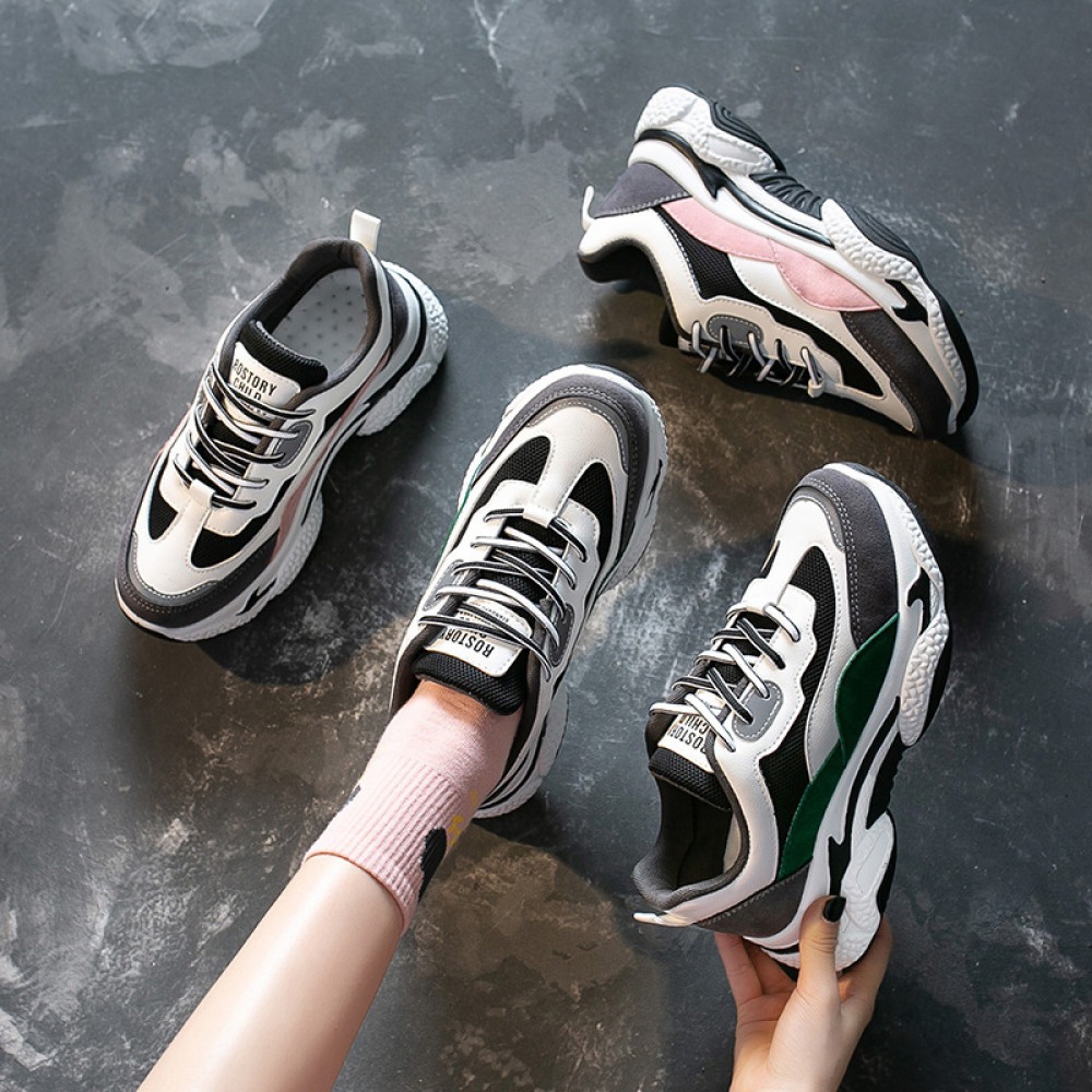 Spring New Panda Sports Shoes High Shoes